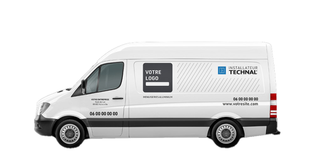 Camion label installateur TECHNAL